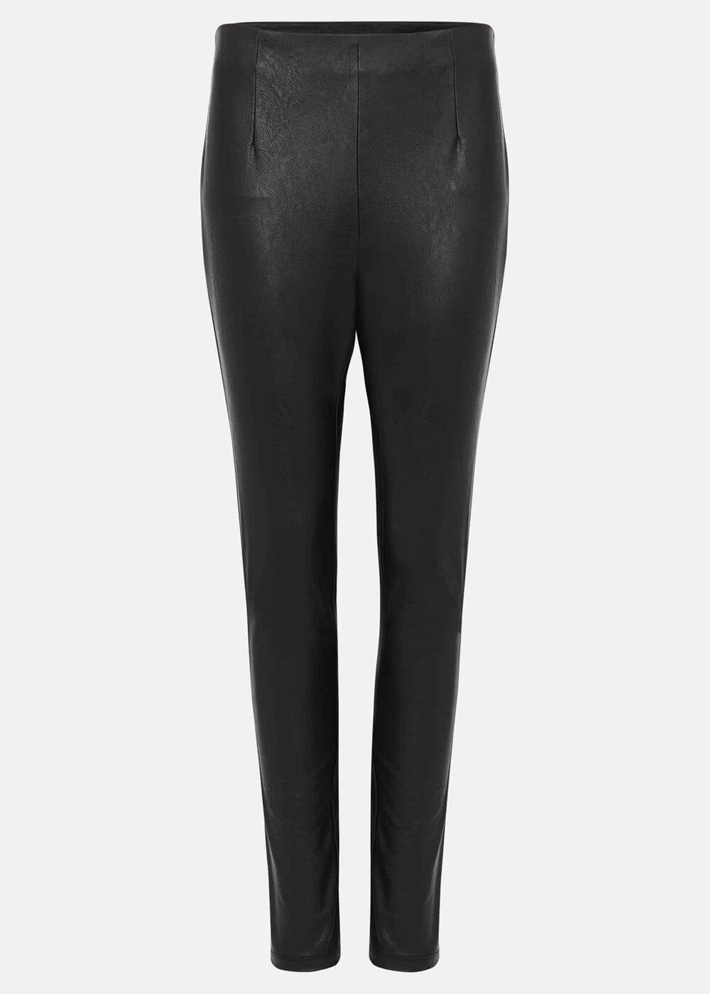Amina Faux Leather Jegging Black