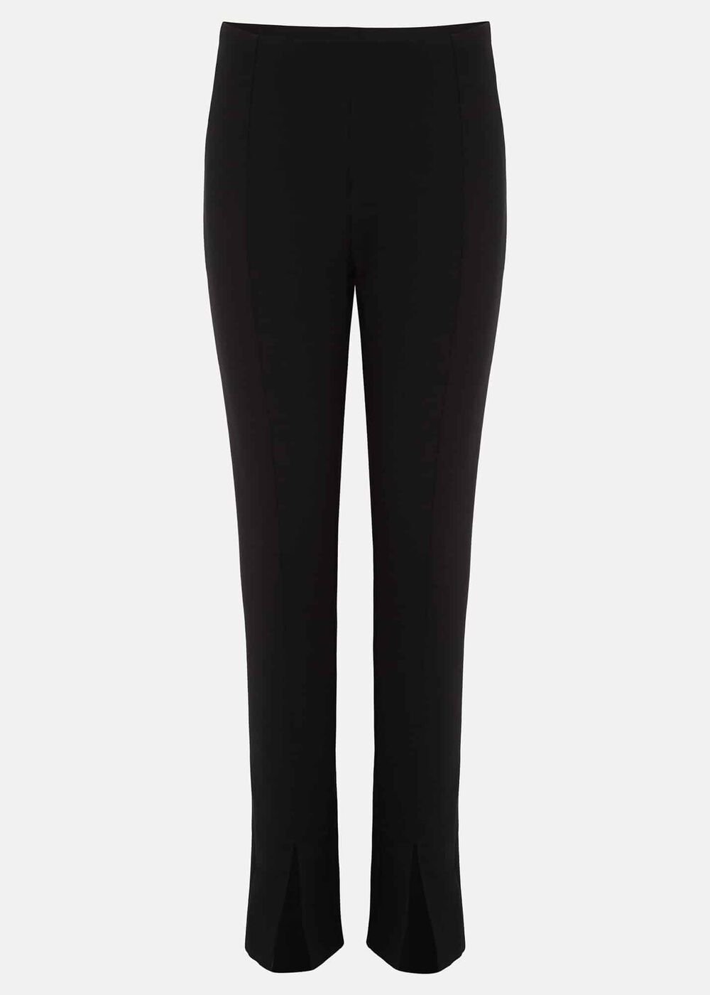 Trixie Split Front Ponte Leggings Black