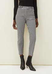 Gigi Dogtooth Trouser Black/Ivory
