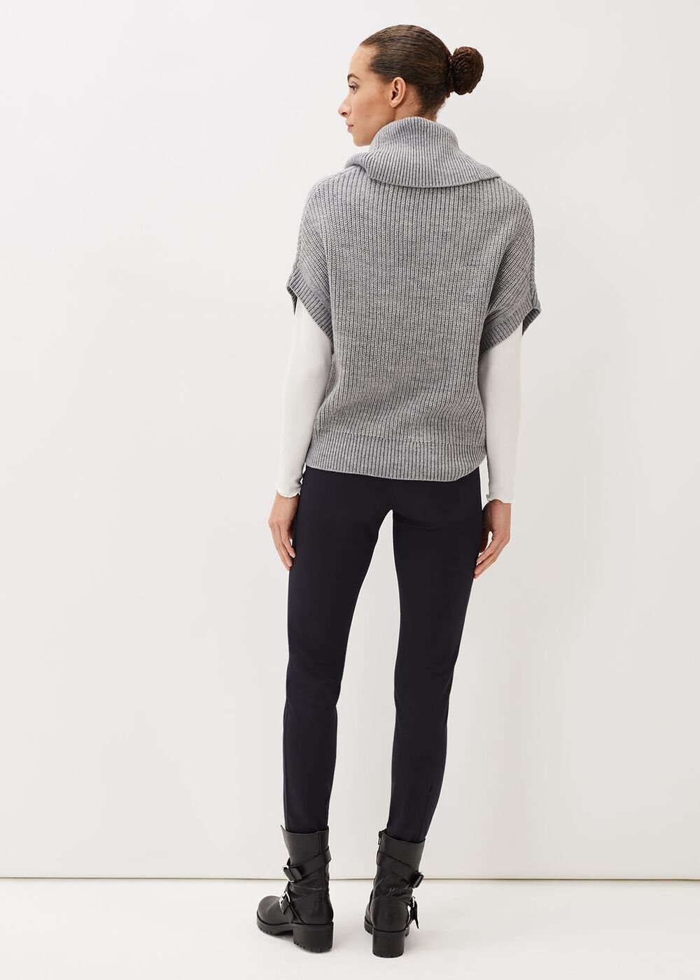 Amina Skinny Jeggings Charcoal