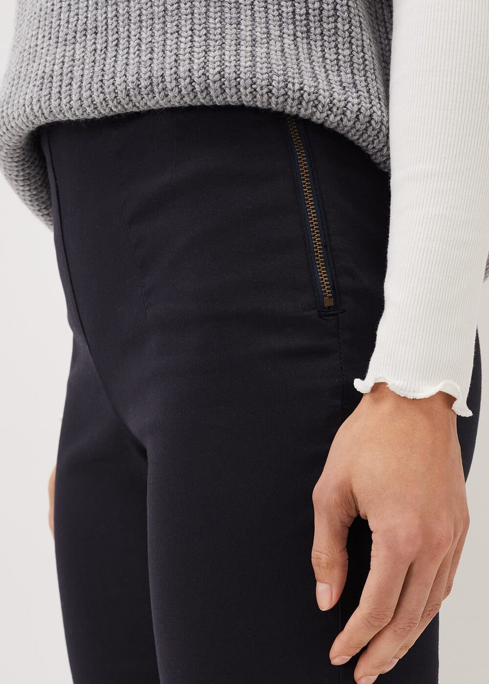 Amina Skinny Jeggings Charcoal
