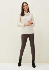 Kristina Faux Leather Skinny Jean Mulberry