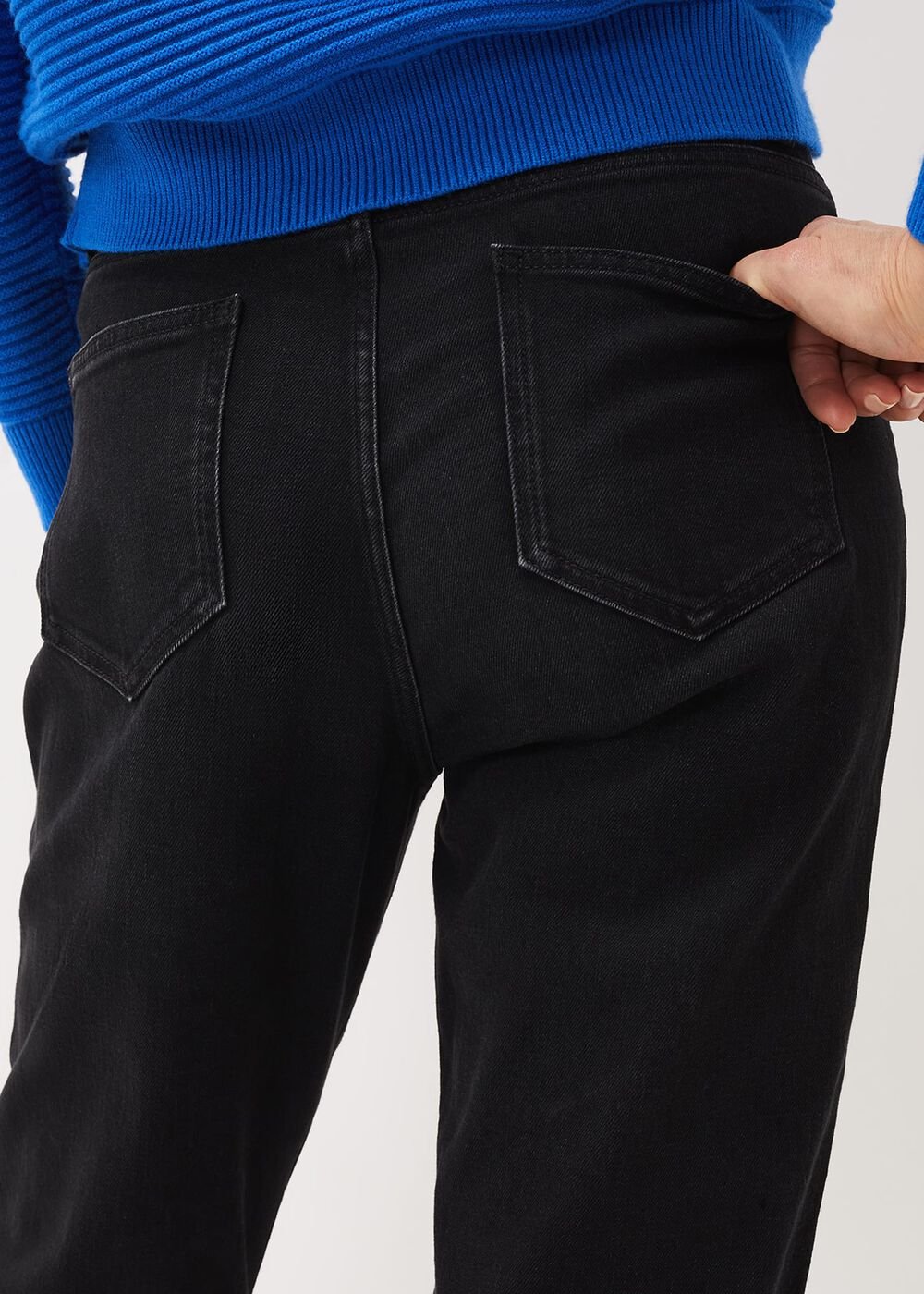 Angelina Girlfriend Jeans Black