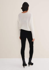 Valerie Velvet Leggings Black