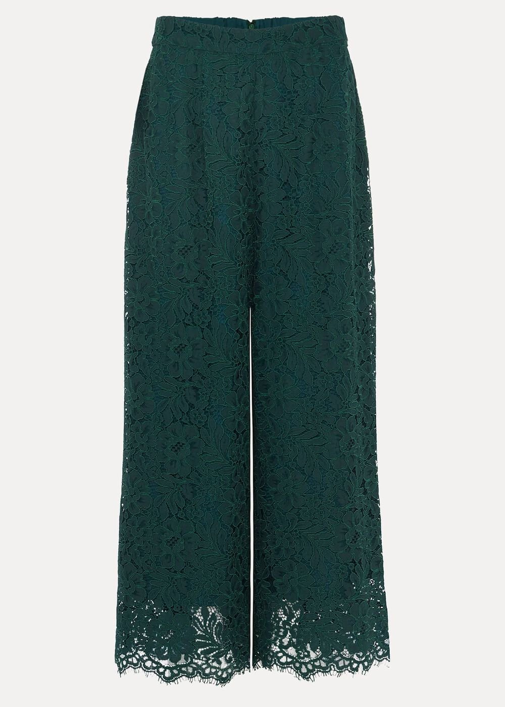 Aliza Lace Co-Ord Trousers Pine
