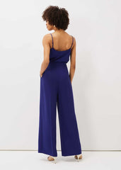 Avril Wide Leg Co-Ord Trousers Violet