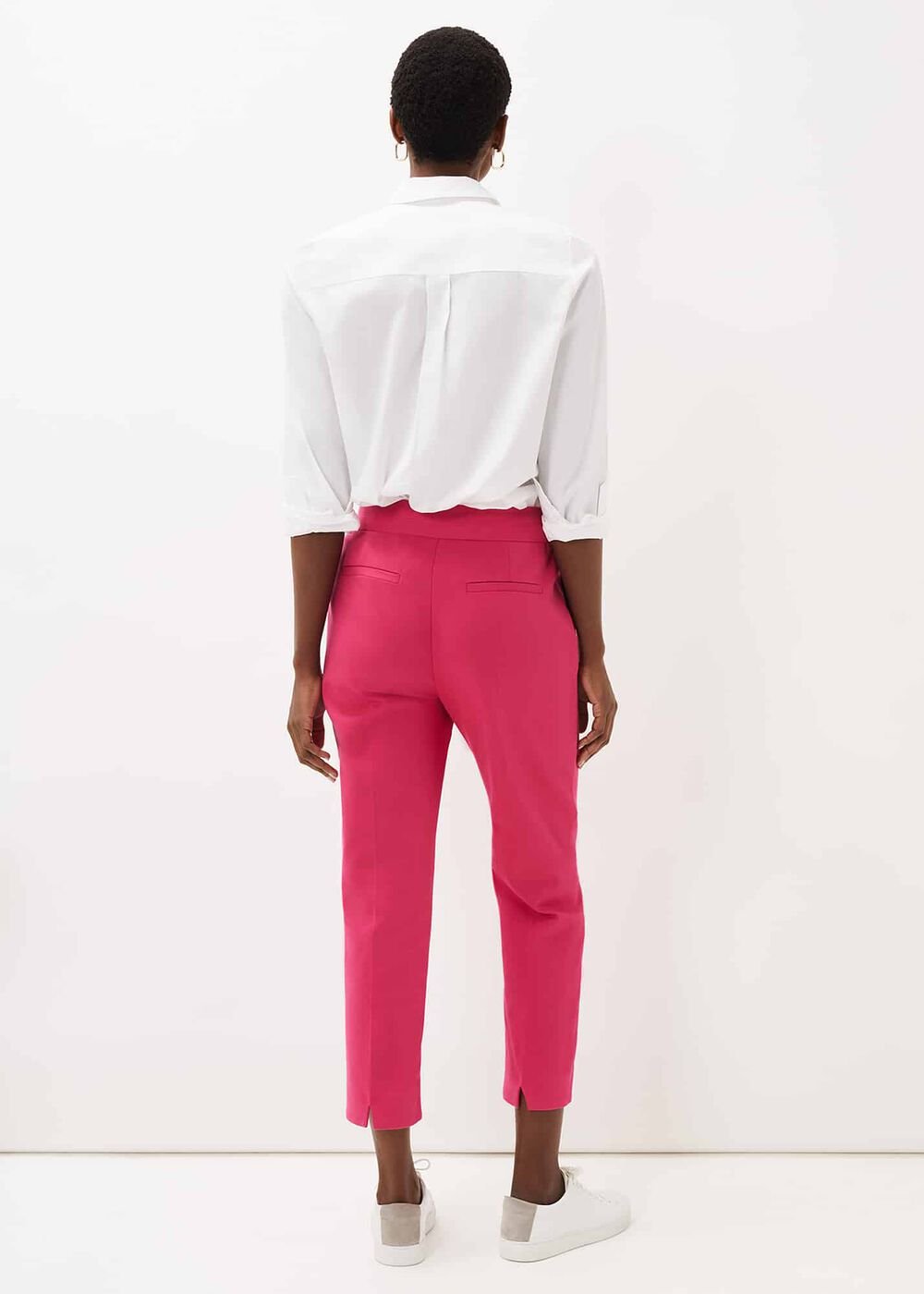 Julianna Cropped Tapered Trouser Pink