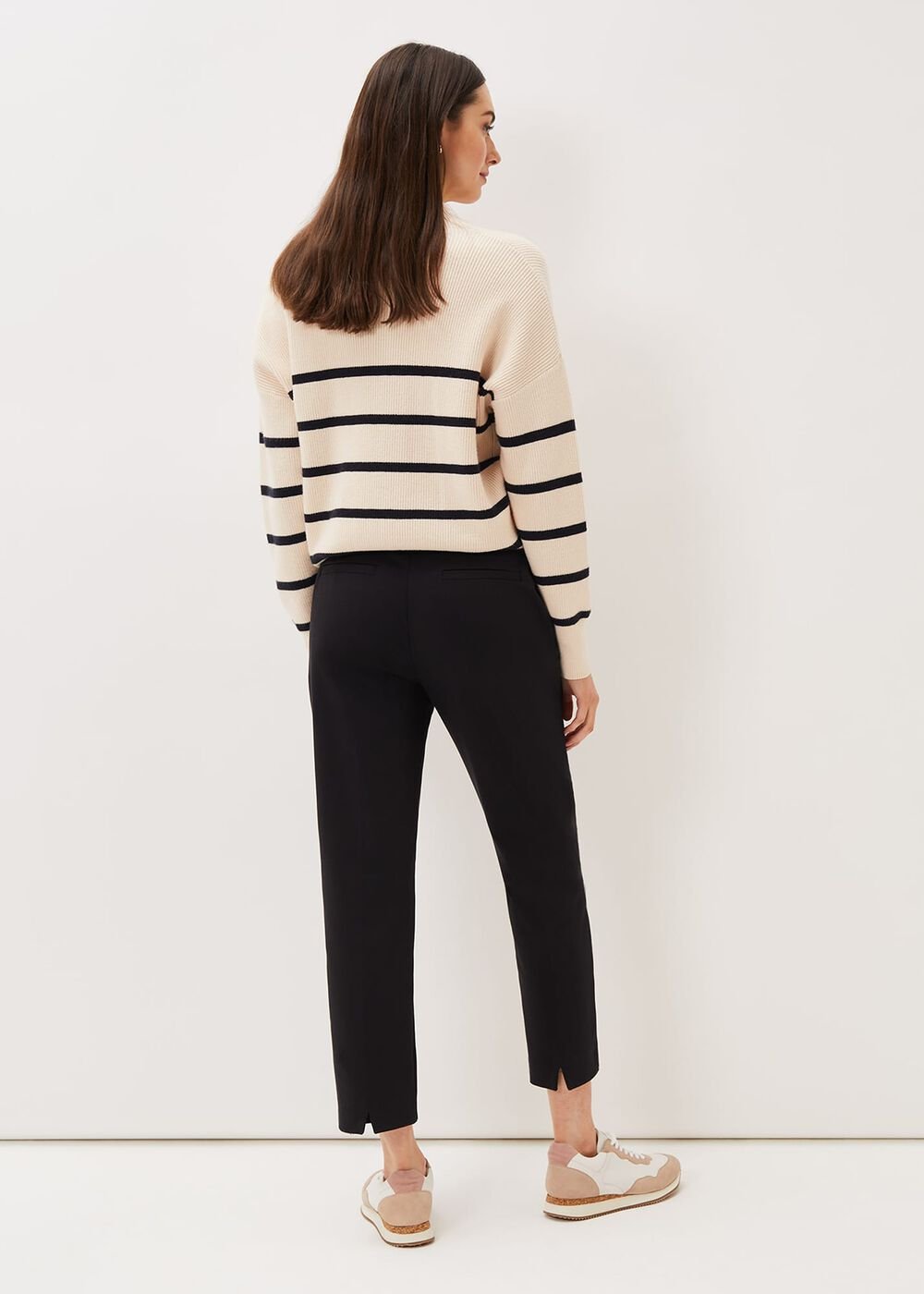 Julianna Cropped Trouser Navy