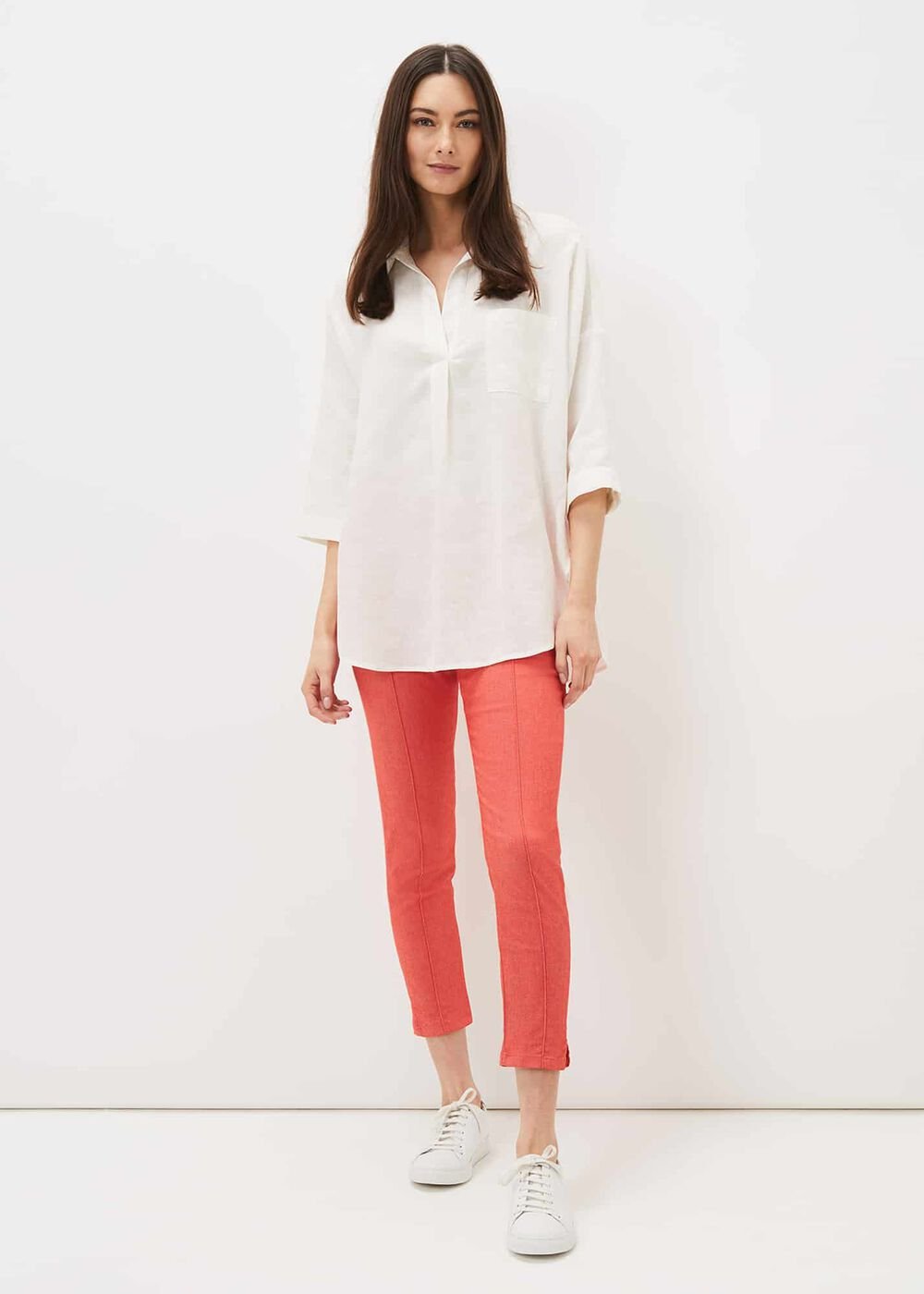 Miah Cropped Jegging Coral