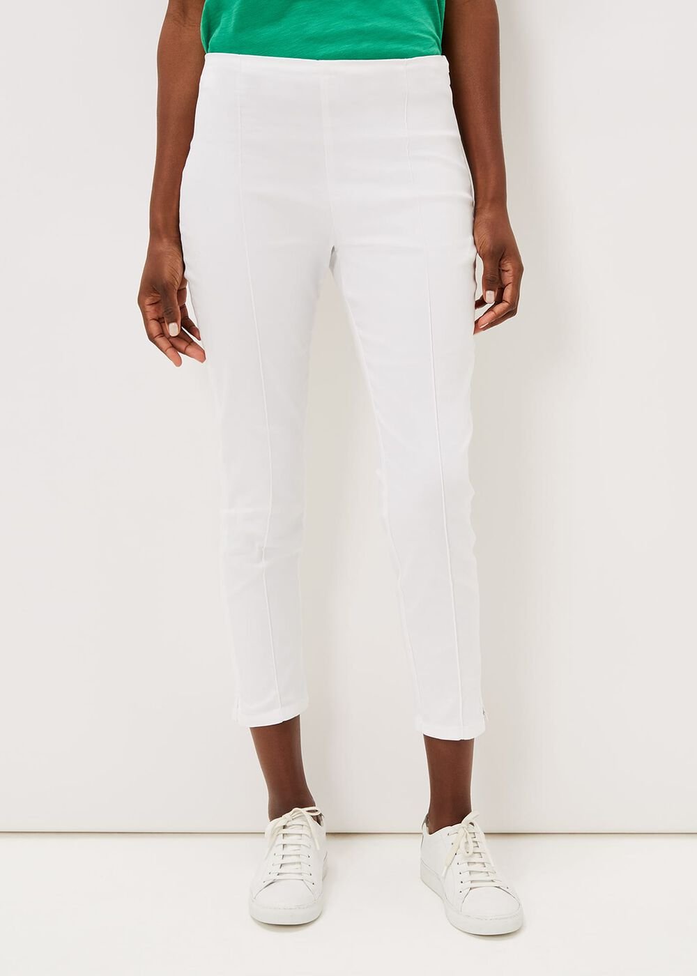 Miah Cropped Jegging White