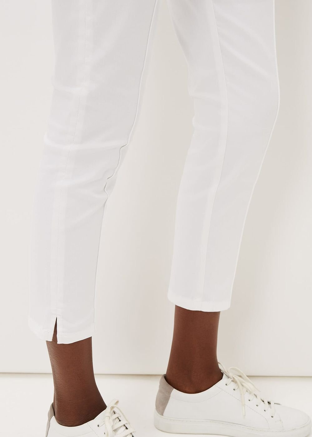 Miah Cropped Jegging White