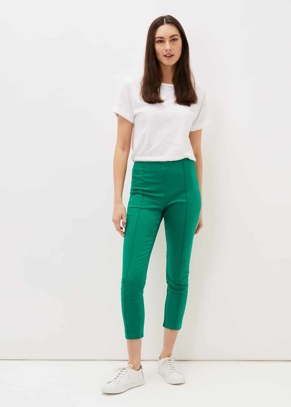 Miah Cropped Jegging Green