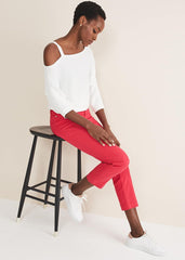 Ramona Straight Leg Jean Hot Pink