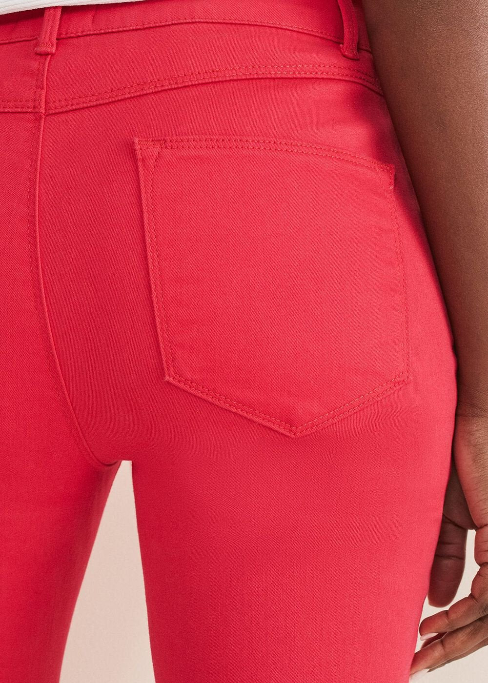 Ramona Straight Leg Jean Hot Pink