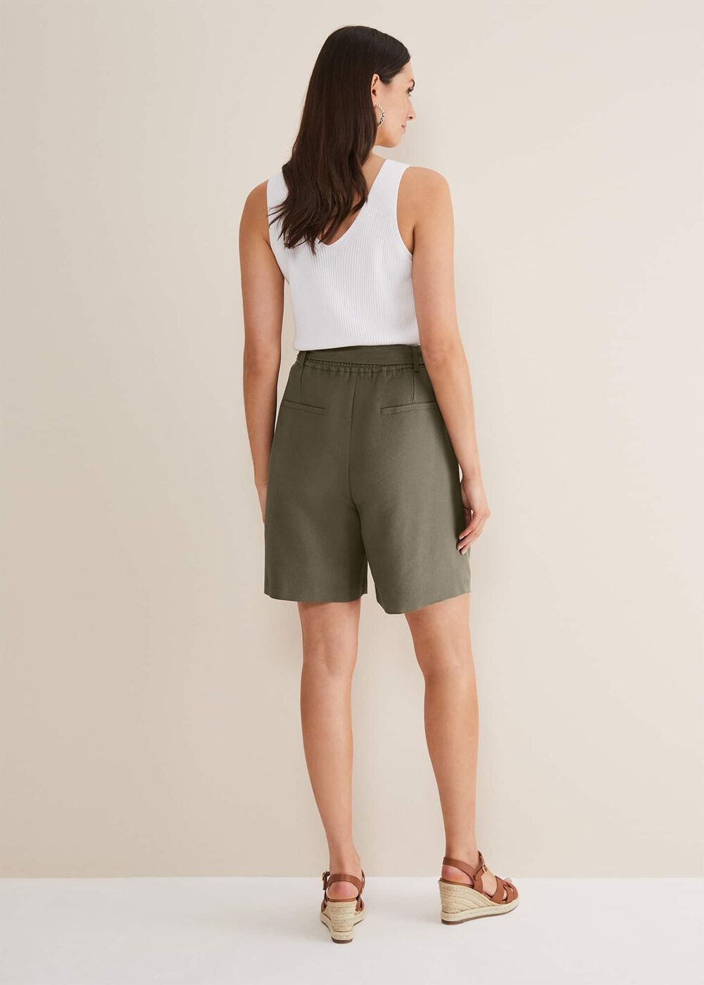 Leonar Co-Ord Short Khaki
