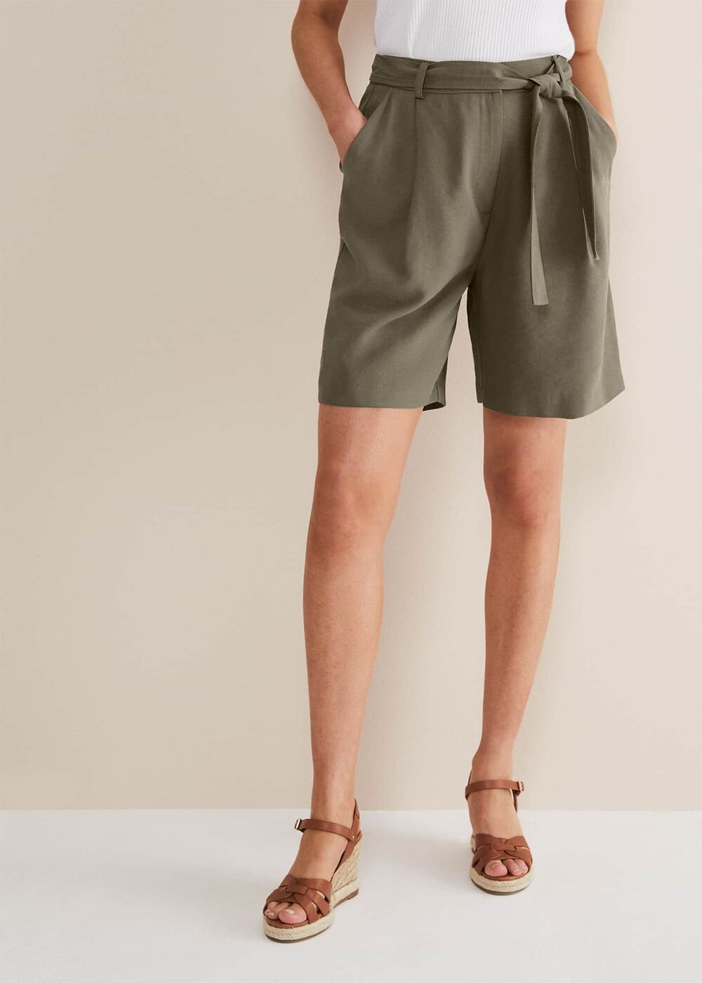 Leonar Co-Ord Short Khaki