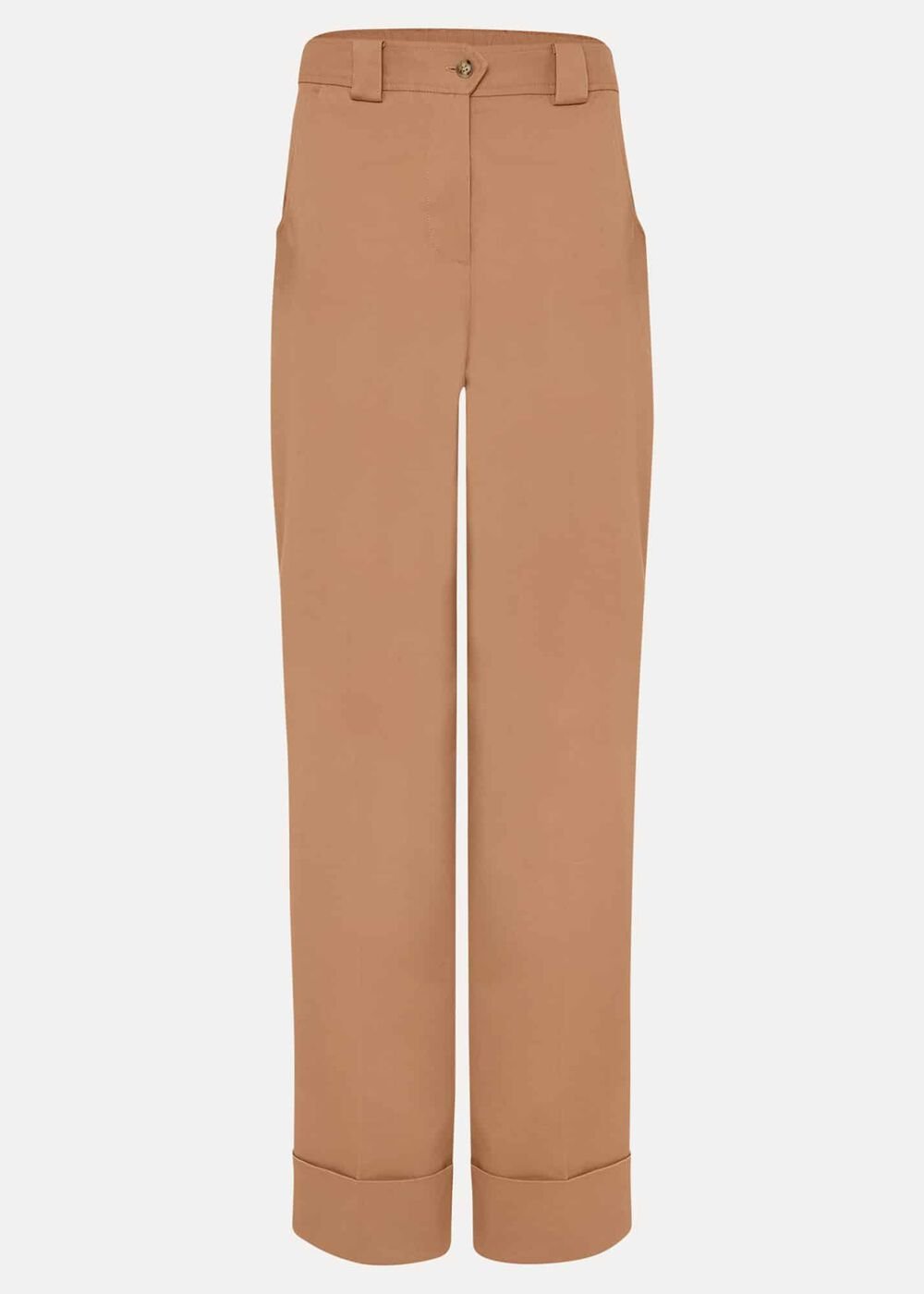 Faya Wide Leg Tailored Trouser Caramel