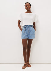 Pollie Denim Cargo Short Denim