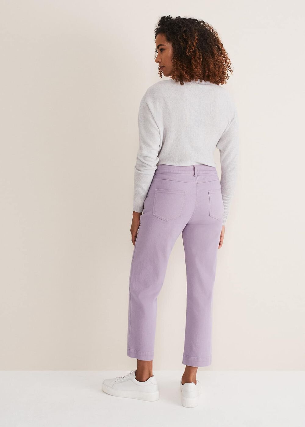 Ramona Straight Leg Jeans Lilac