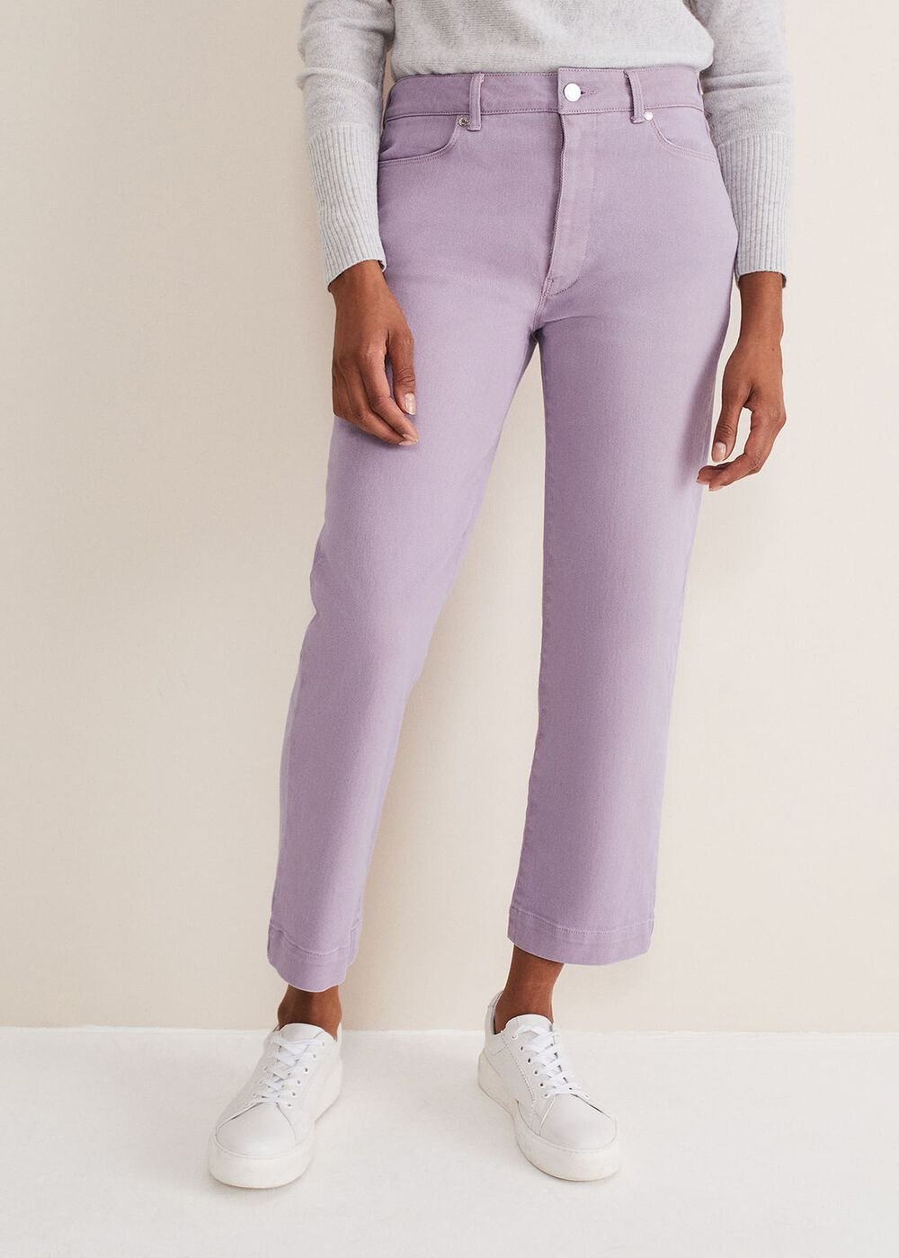 Ramona Straight Leg Jeans Lilac