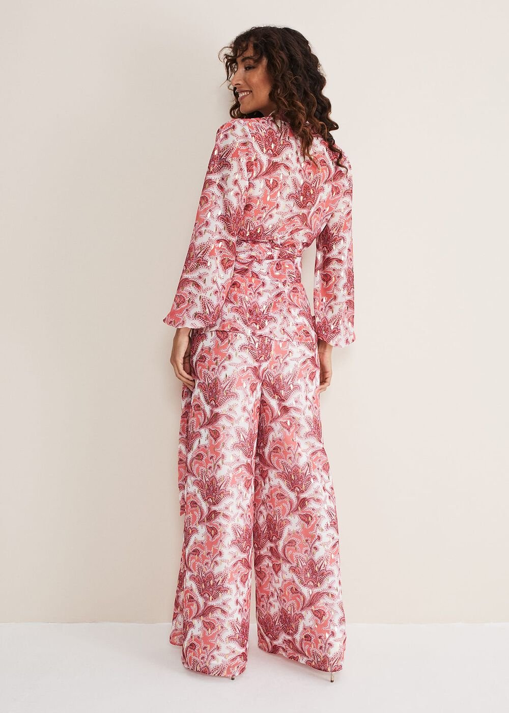 Arabella Print Trousers Sunset/Multi