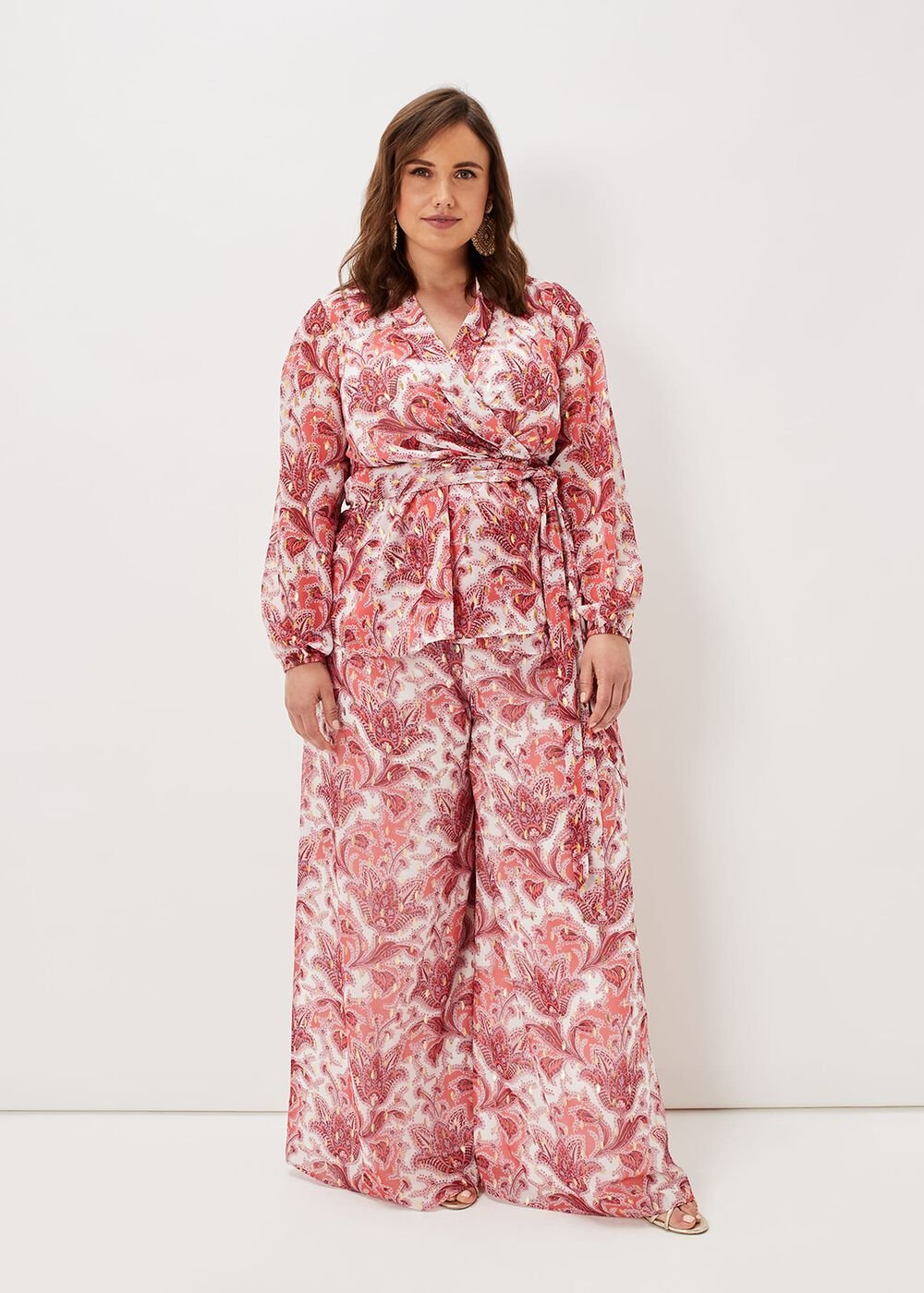 Arabella Print Trousers Sunset/Multi