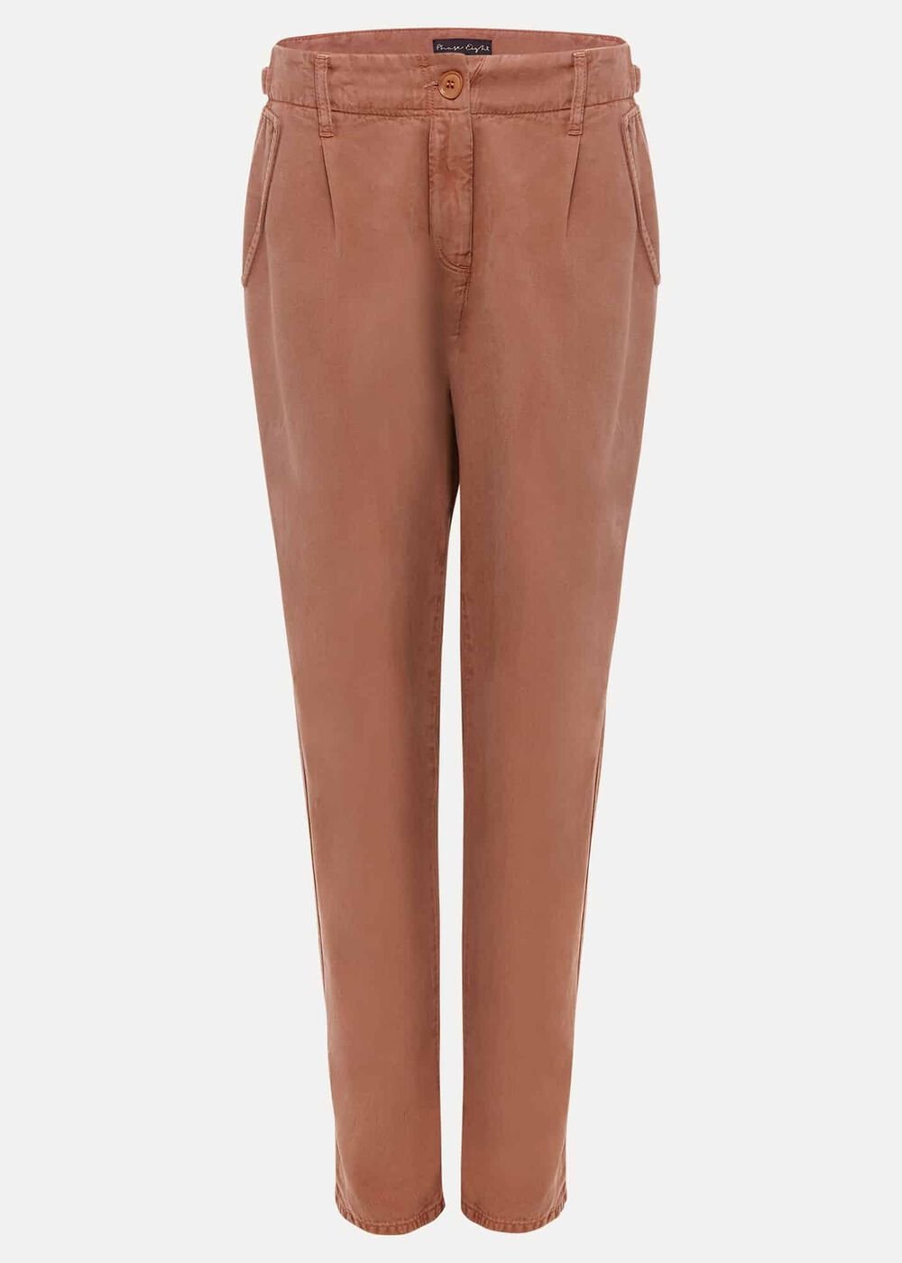 Ivana Relaxed Chino Trouser Chocolate