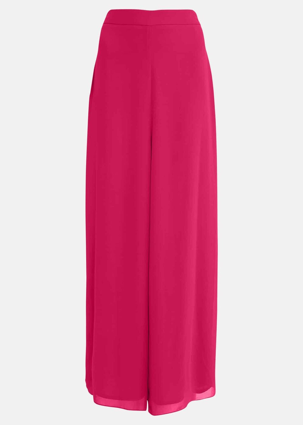 Florentine Chiffon Trousers Magenta Pink