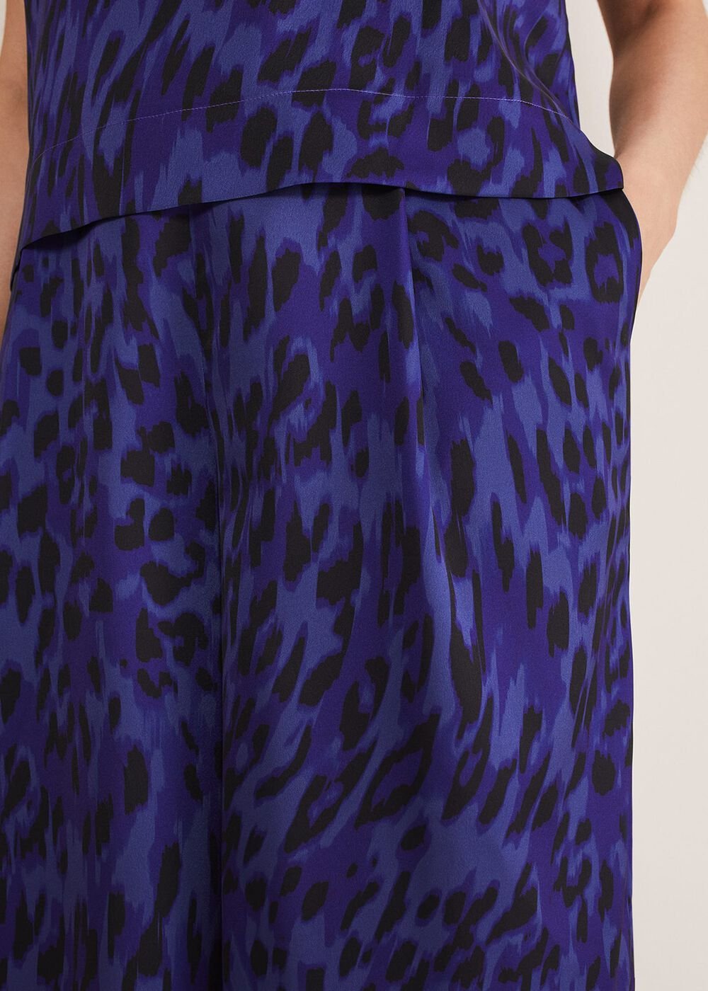 Coletta Leopard Print Trousers Ultra Violet