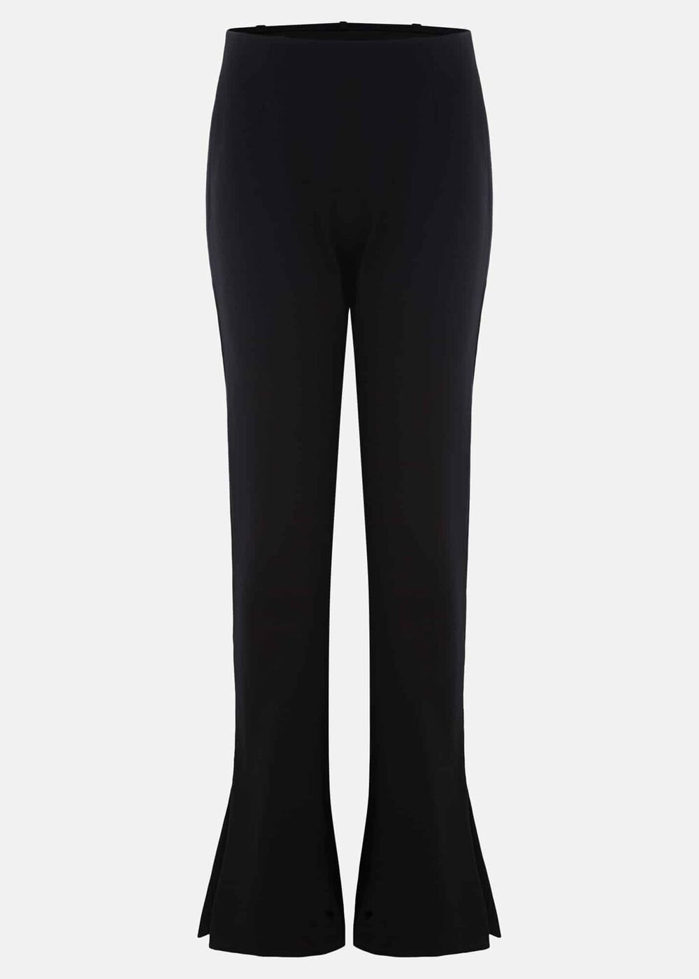 Ara Side Split Bootcut Ponte Trouser Black