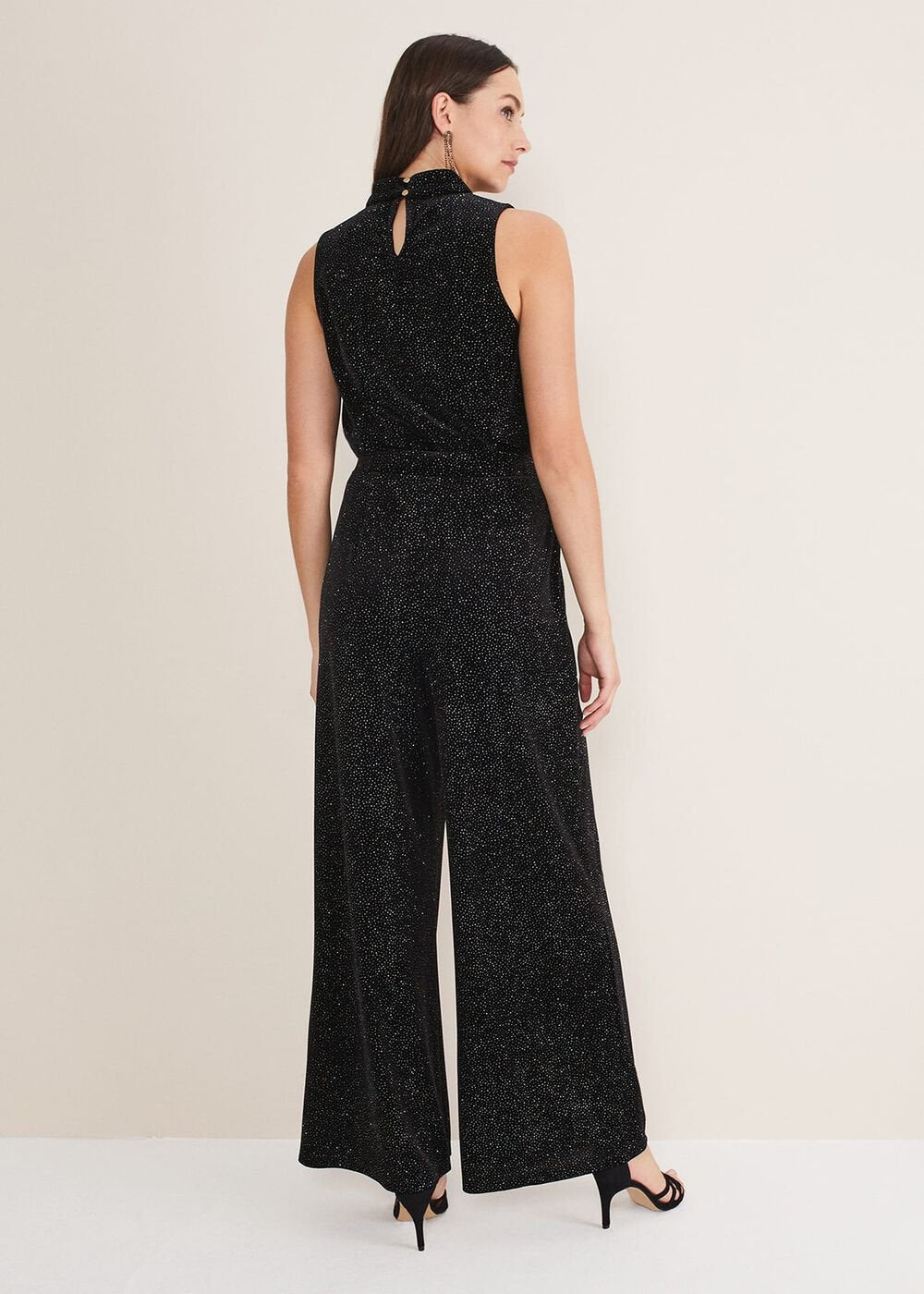 Dove Glitter Velvet Trouser Black/Multi