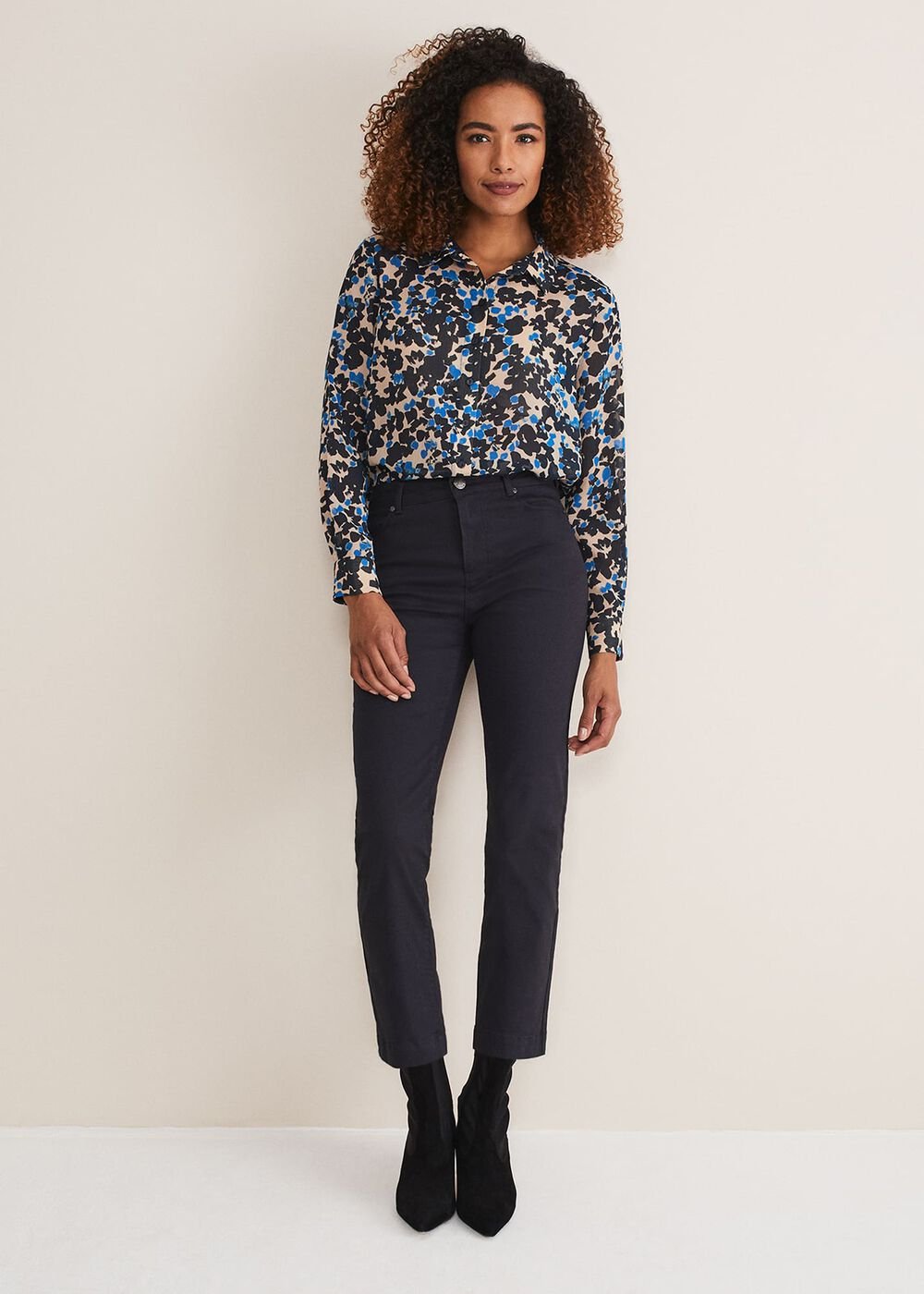 Ocha Straight Leg Jeans Dark Indigo