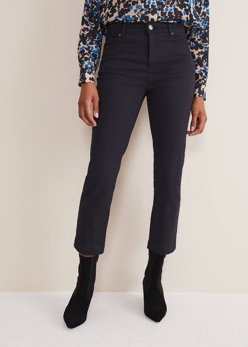 Ocha Straight Leg Jeans Dark Indigo