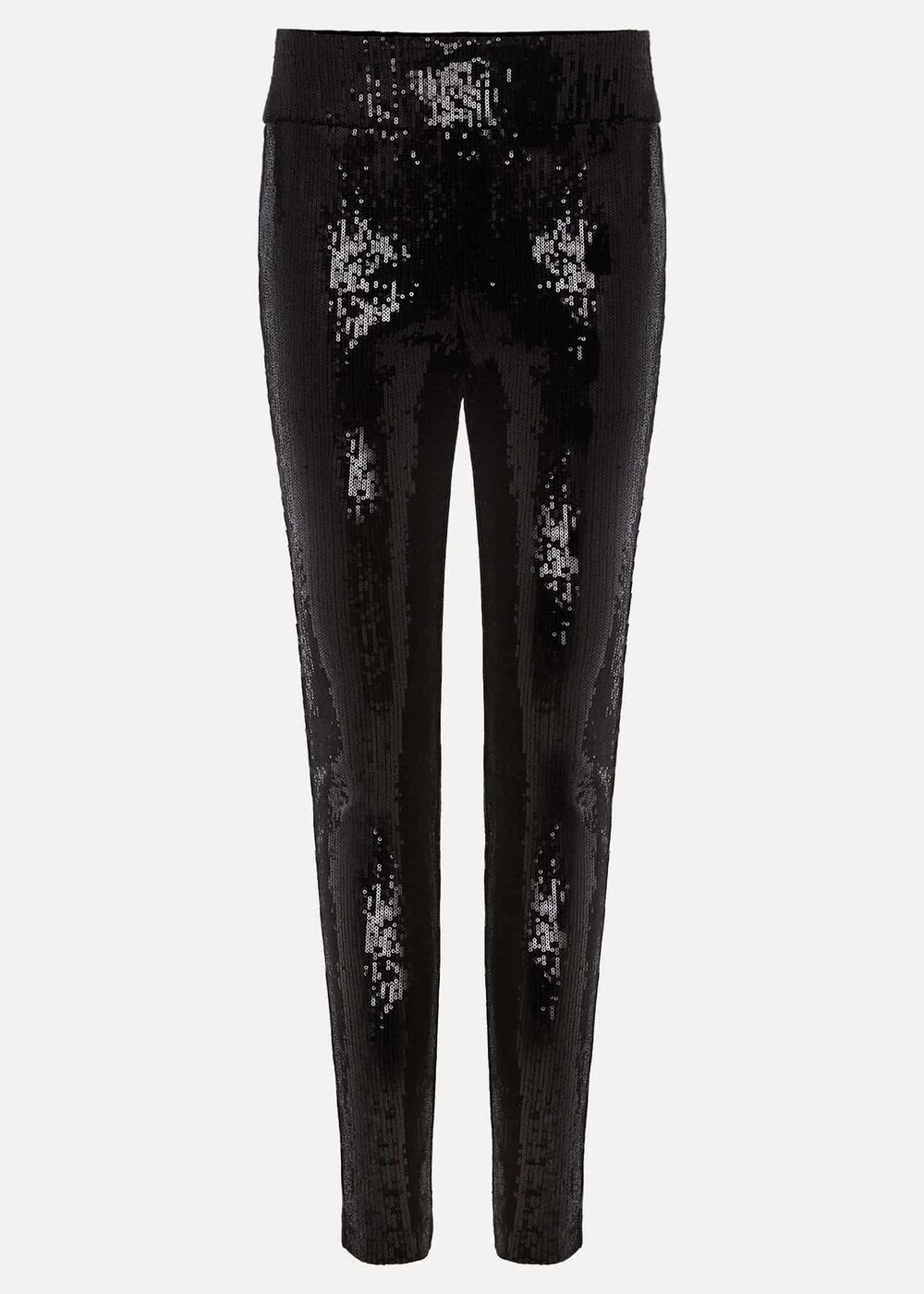 Ausha Black Sequin Leggings Black