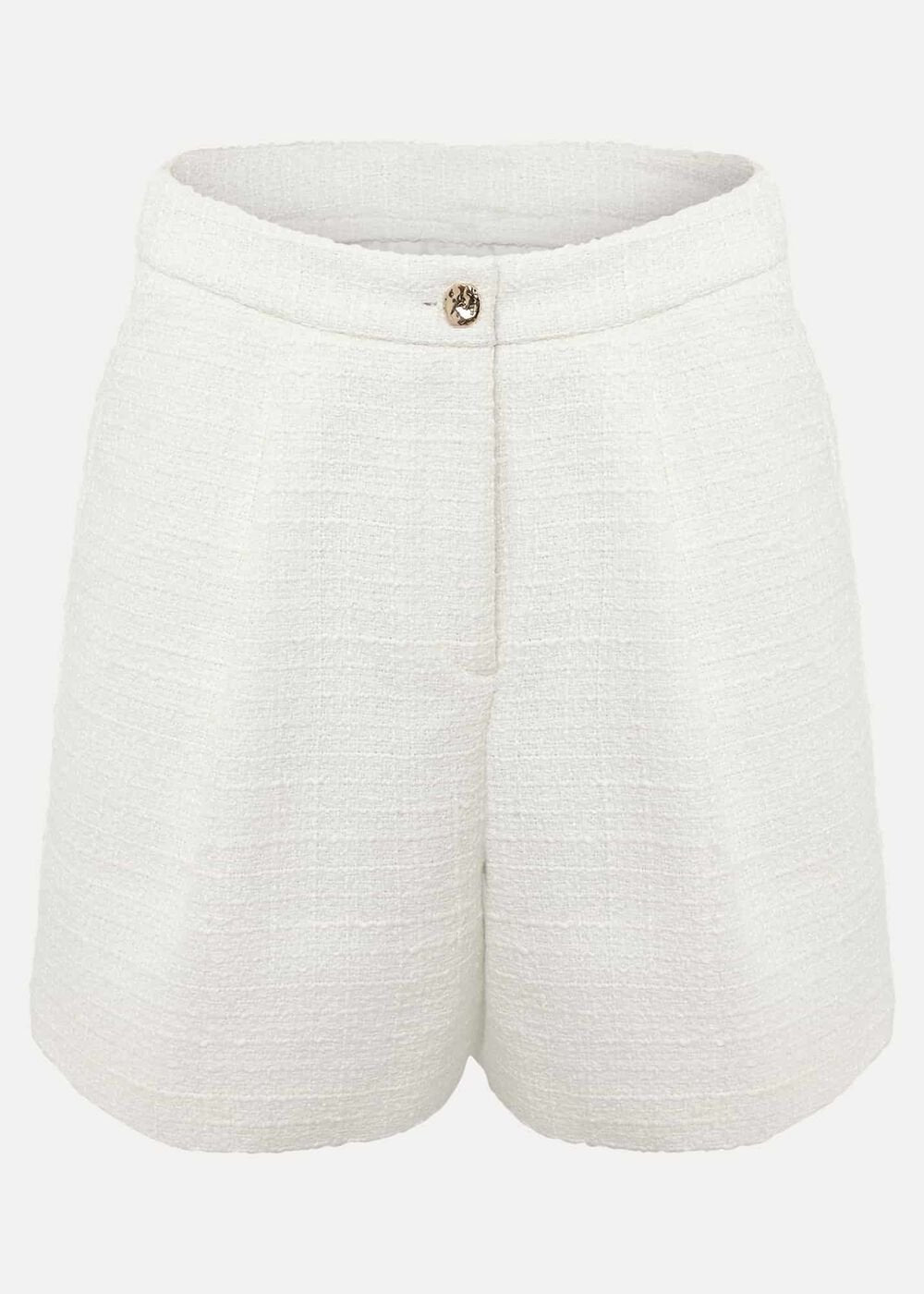 Auden Cream Suit Shorts Cream