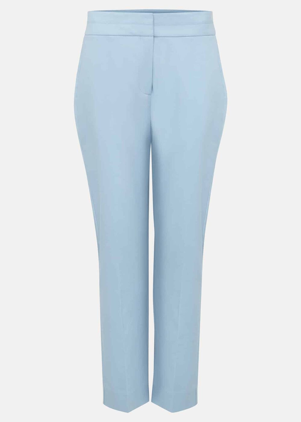 Julianna Cropped Straight Leg Trousers Cornflower Blue