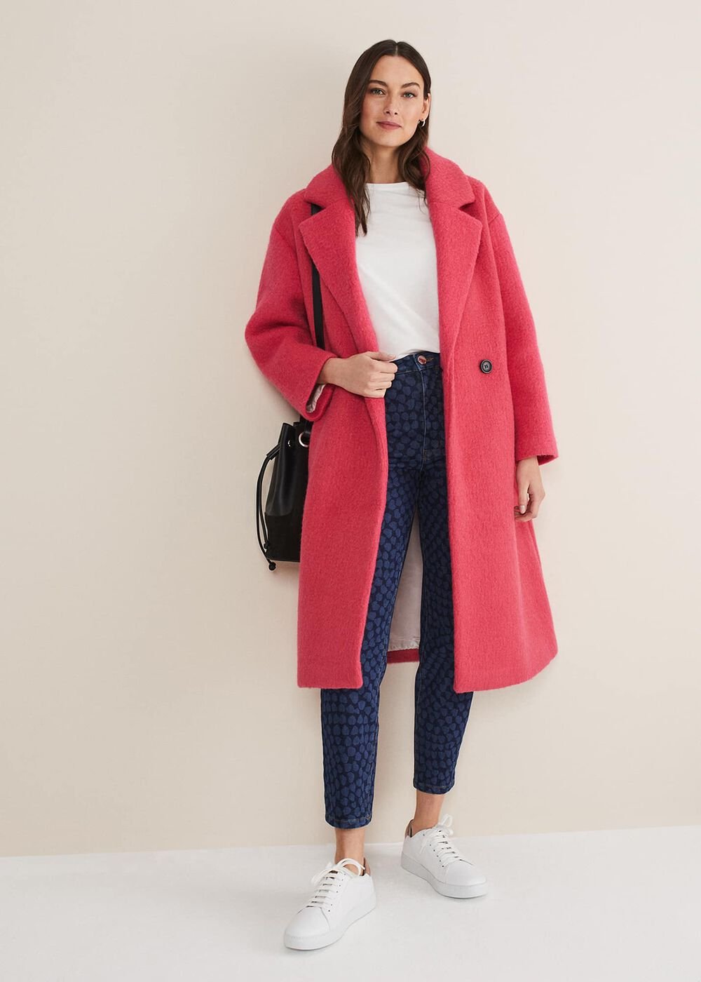 Petra Heart Straight Leg Jeans Mid Blue