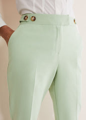 Ulrica Straight Leg Trousers Pistachio