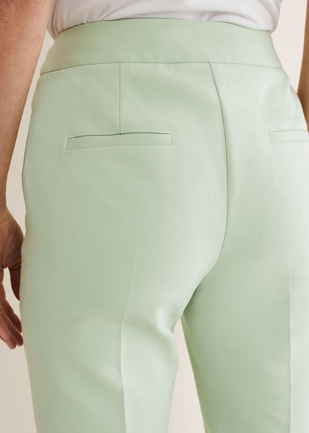 Ulrica Straight Leg Trousers Pistachio