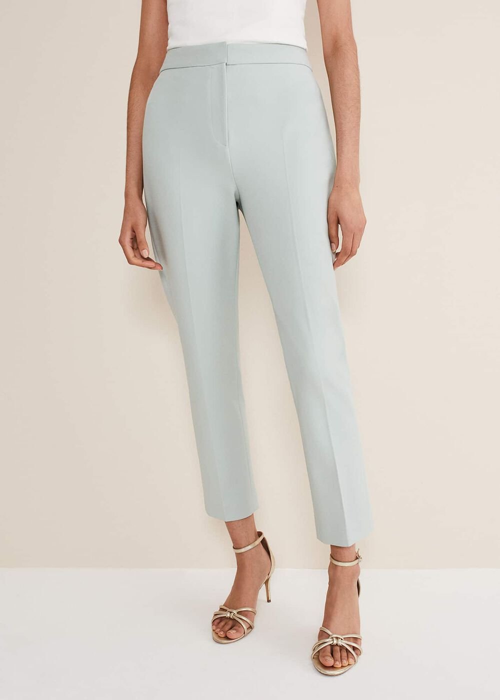 Eira Cigarette Trousers Eau De Nil