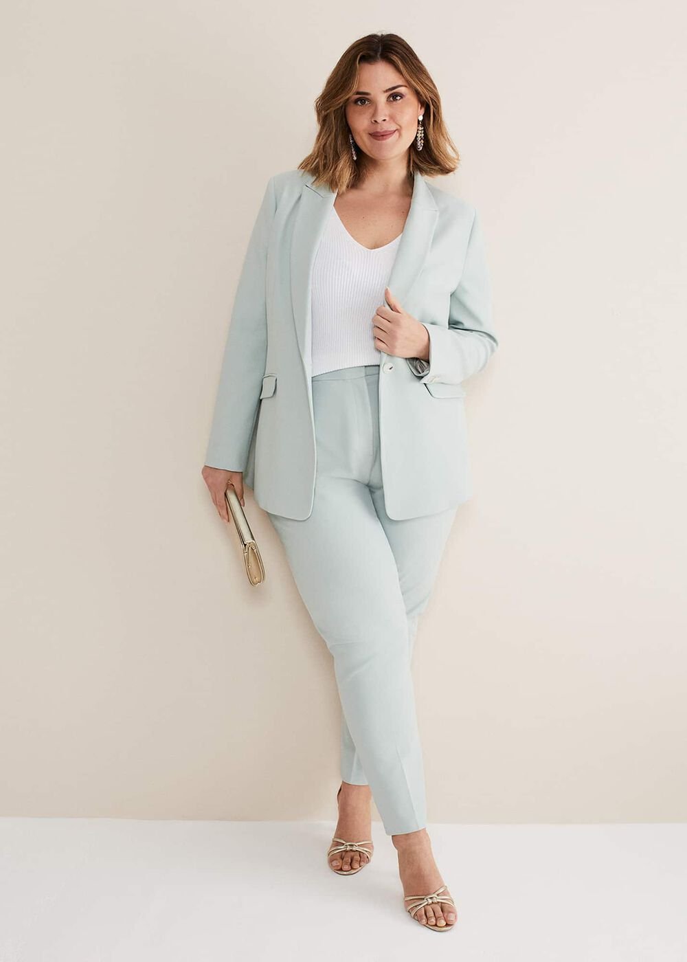 Eira Cigarette Trousers Eau De Nil