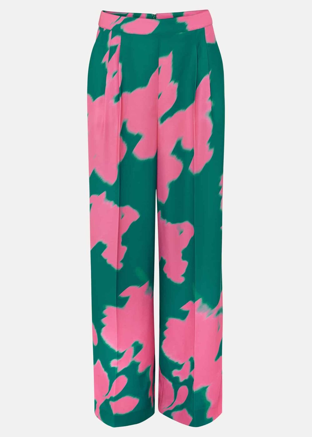 Madison Abstract Trousers Co-Ord Green/Pink