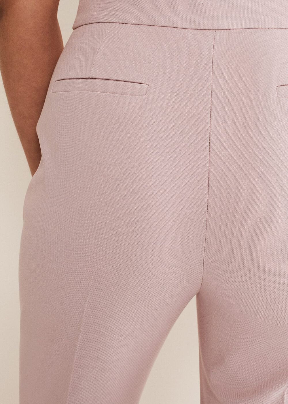 Petite Eira Cigarette Trousers Soft Pink