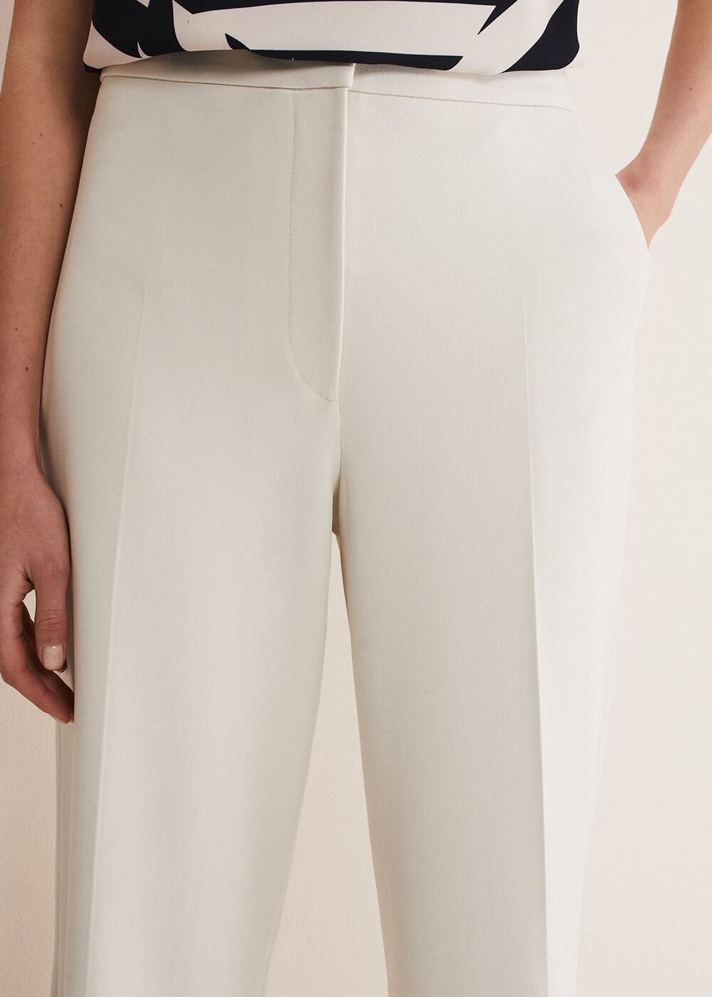 Celyn Wide Leg Trousers Almond