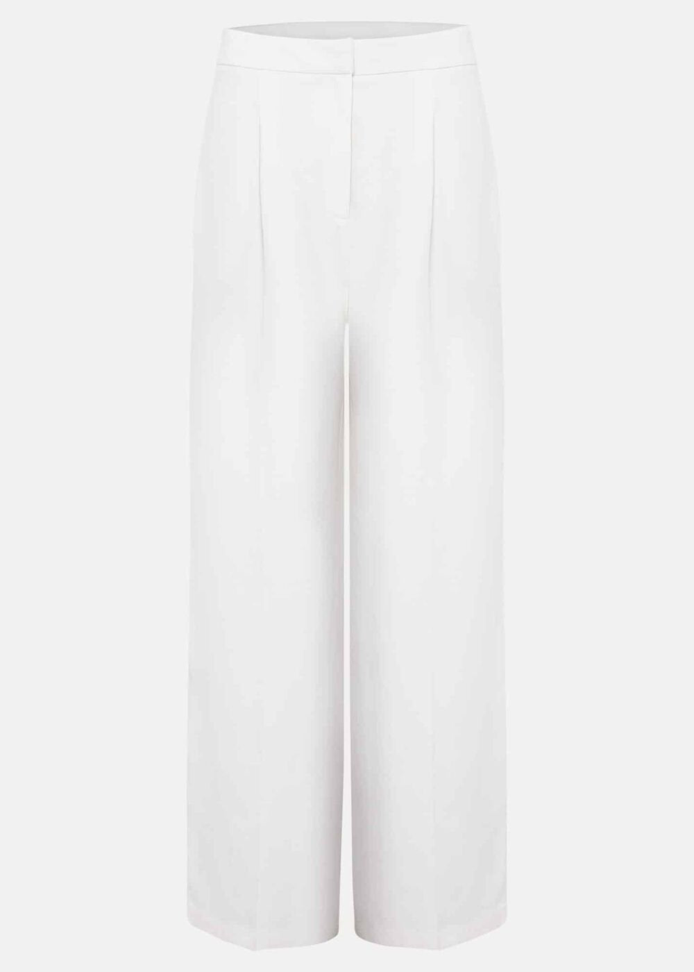Bianca Wide Leg Suit Trousers Ivory