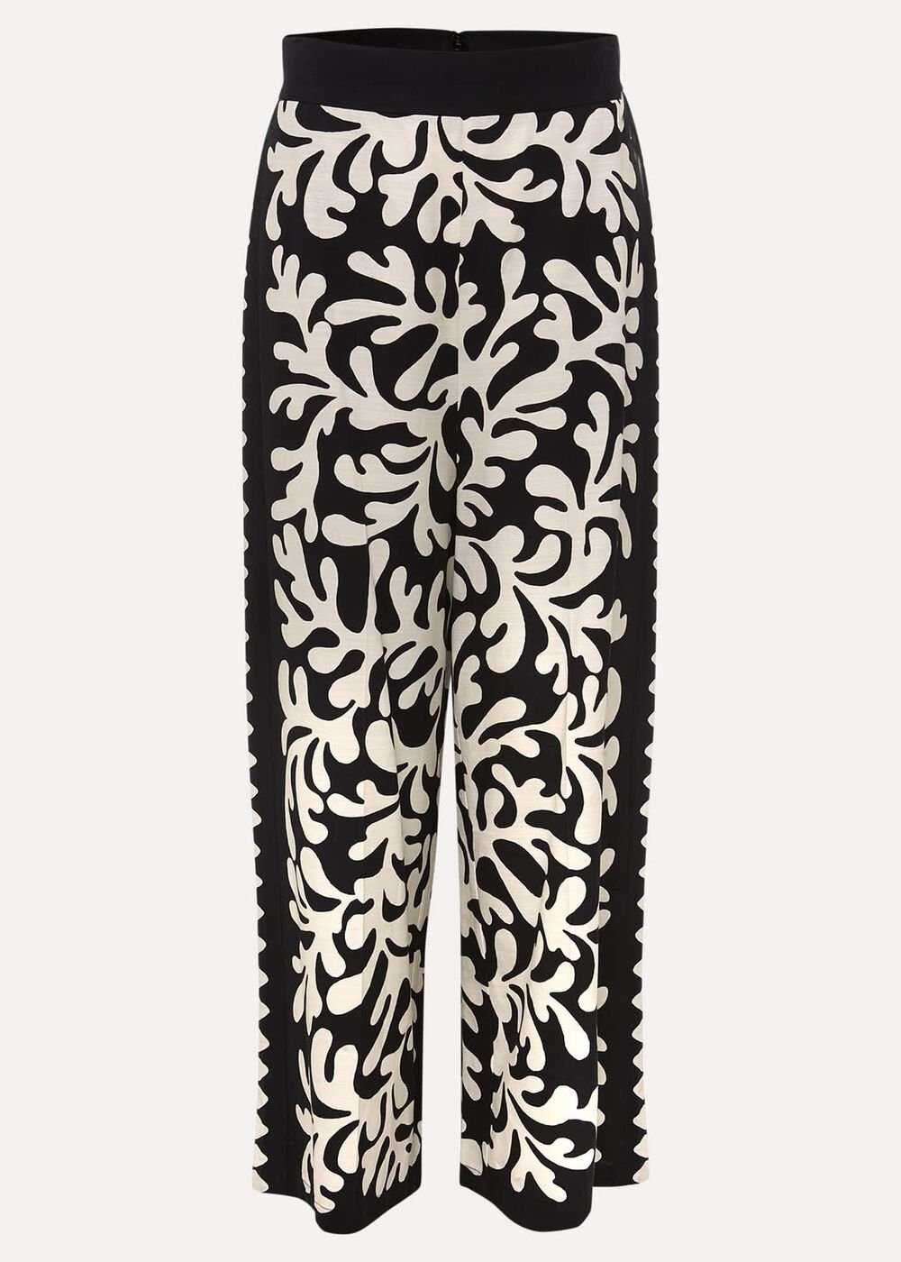 Nava Wide Leg Culottes Black/Stone