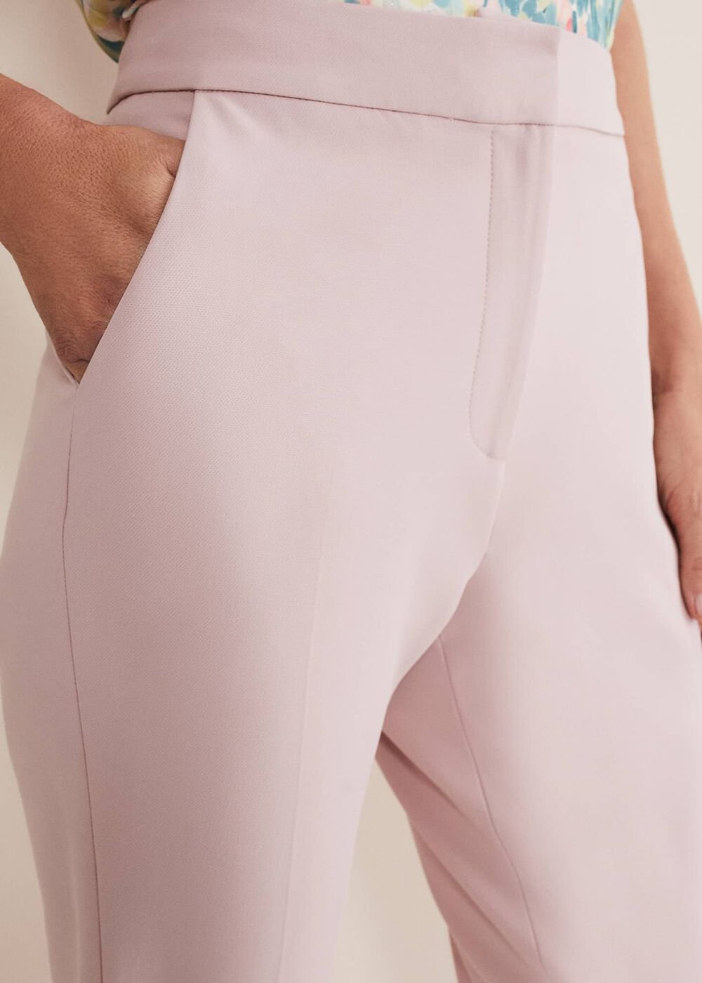 Eira Cigarette Trousers Pale Pink