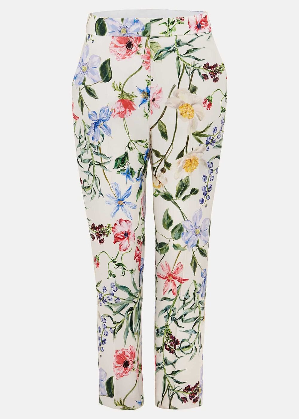 Ulrica Floral Cigarette Trousers Multi-Coloured