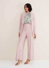 Celyn Wide Leg Trousers Pale Pink