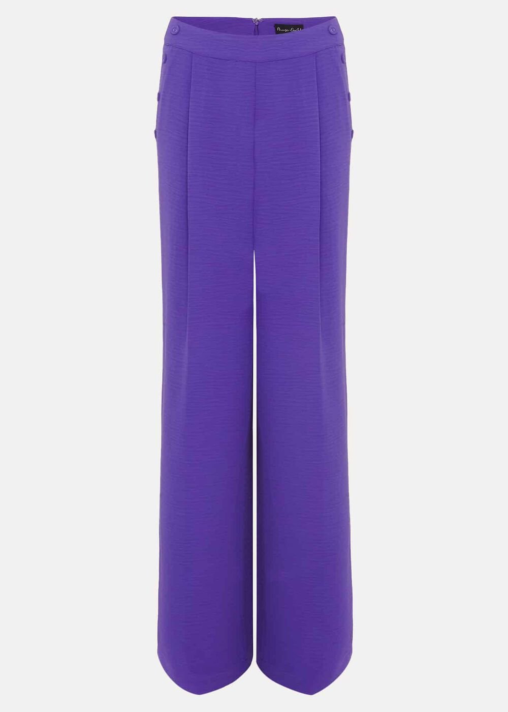 Azylnn Purple Wide Leg Trousers Purple
